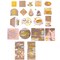Wrapables Decorative Scrapbooking Washi Stickers, DIY Crafts for Stationery, Diary, Card Making (60 pcs)